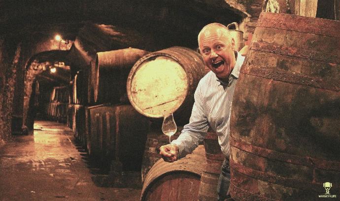 Frank Jerger im Whisky-Keller