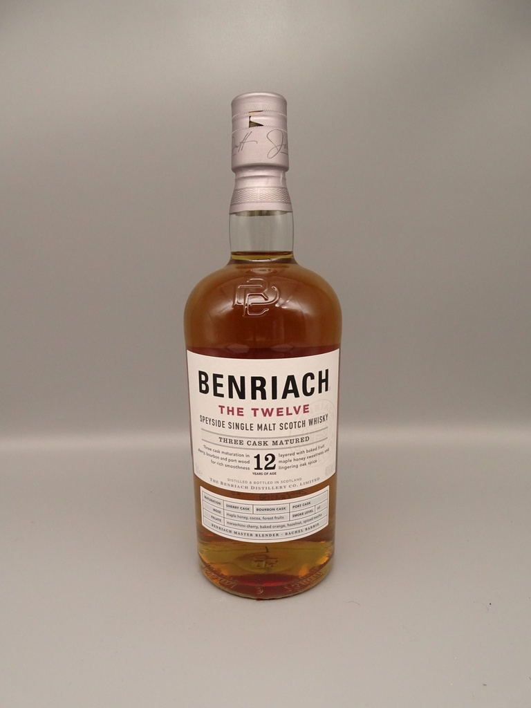 Benriach 12yo The Twelve Three Cask Matured (Bourbon, Sherry, Port) 46%