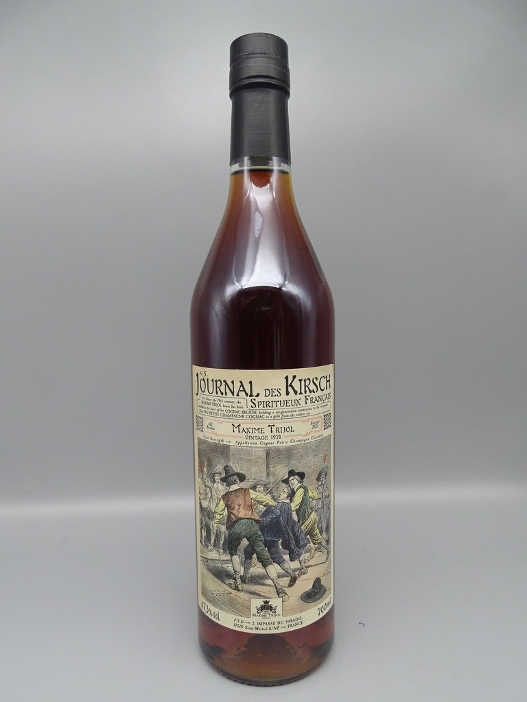 Maxime Trijol Cognac Petite Champagne 1972-2023 "Journal de Kirsch" Cask Strength  47,3%