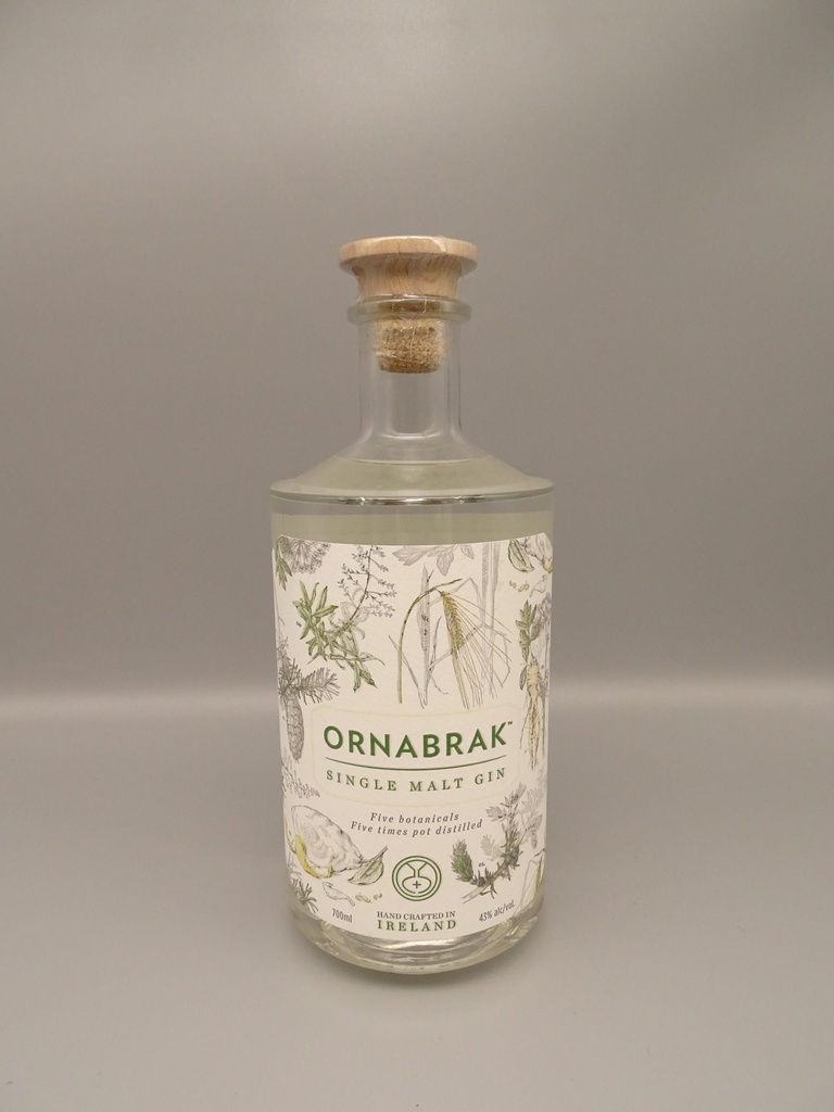 Ornabrak Irish Single Malt Gin 43%