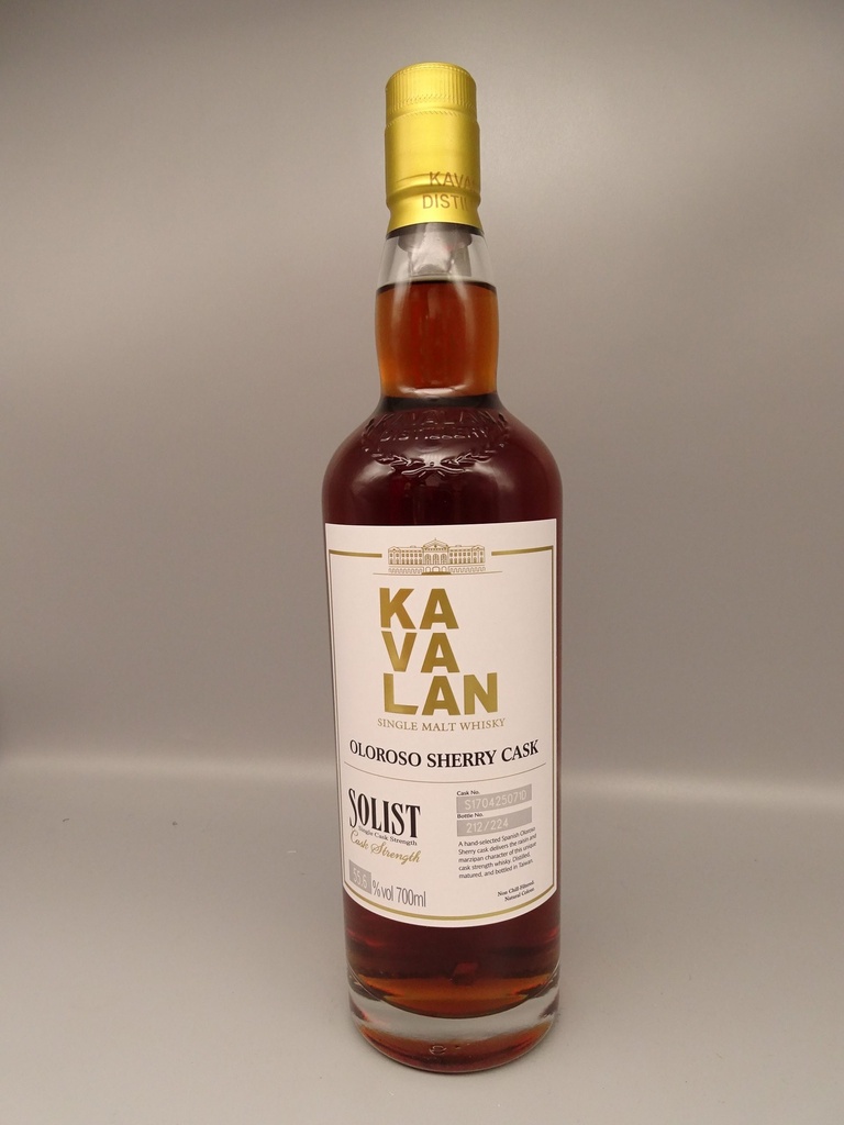 Kavalan Solist Oloroso Sherry Single Cask Cask Strength