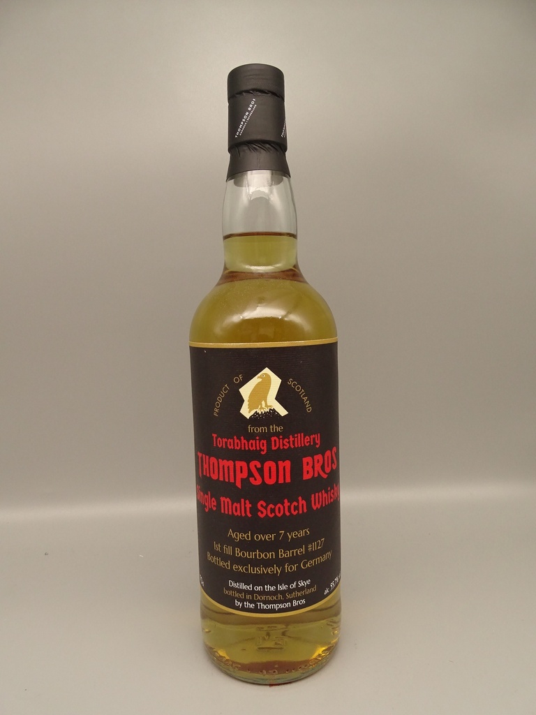 Torabhaig 2018/2025 7yo 1st Fill Bourbon Barrel #1127 55,7%