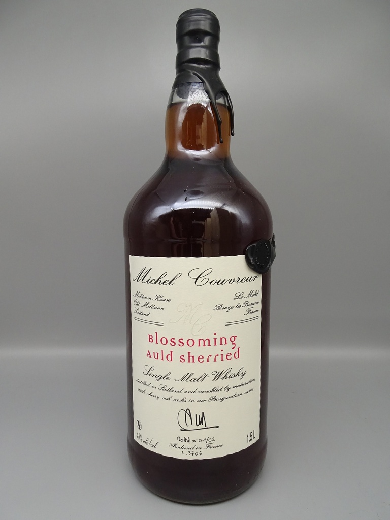 Michel Couvreur BLOSSOMING AULD SHERRIED Single Malt 48% (NEUE Abfüllung) MAGNUM 1,5l