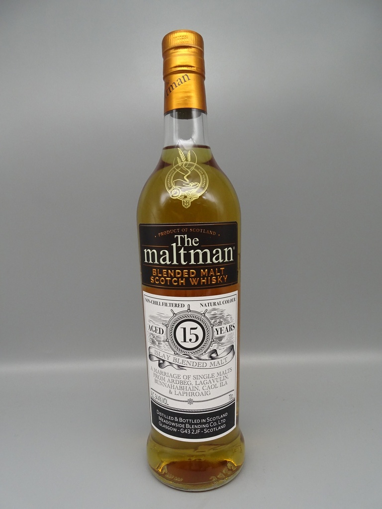 Maltman Islay Blended Malt 15yo Bourbon Cask 54,4%