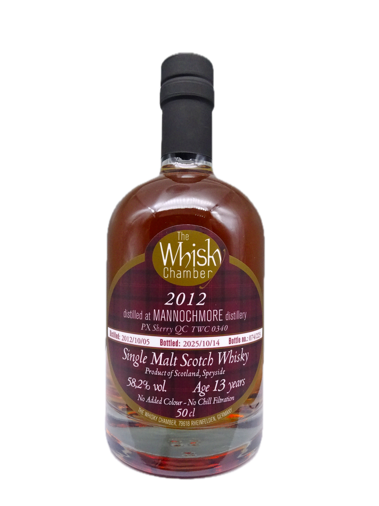 Mannochmore 2012/2025 13yo PX Sherry QC 52,4%
