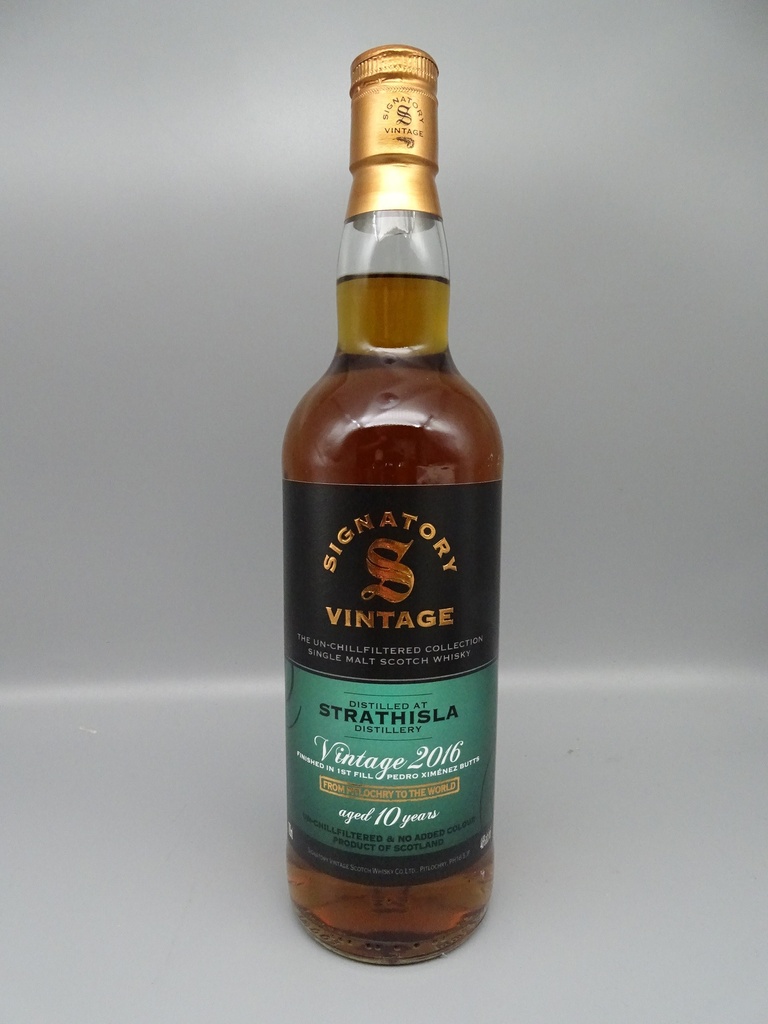 Strathisla 2016/2026 10yo 1st Fill PX Sherry Butts Finish 46%
