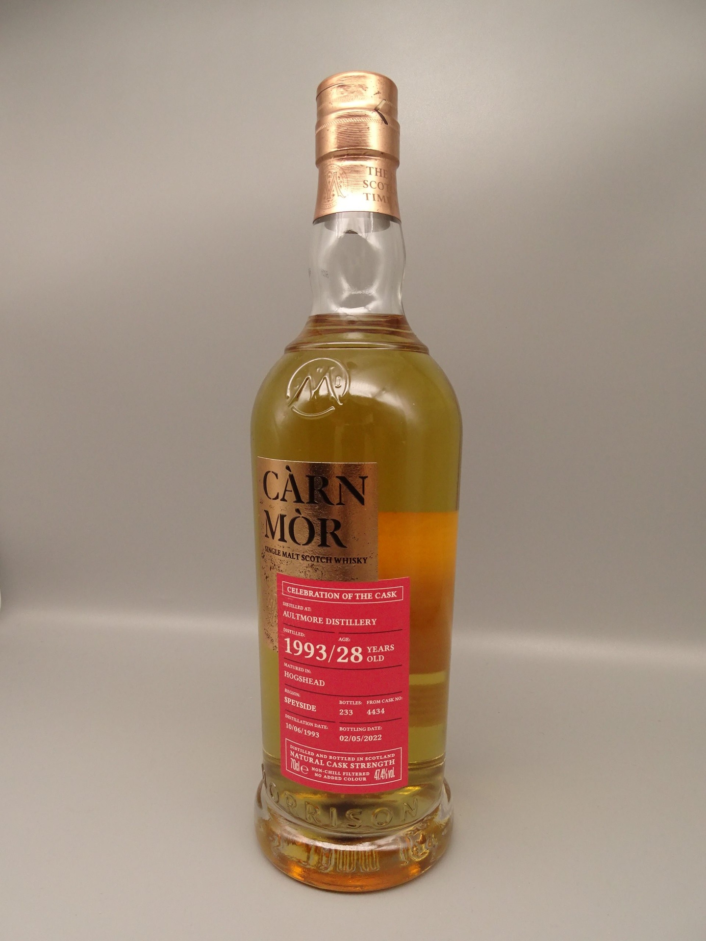 Carn Mor Celebration of the Cask 1981 箱付 Càrn Mòr Celebration of the Cask Aultmore 1993 47,4% | Whisky For Life