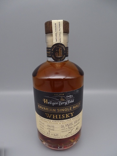 [P0006669] HeiligenBergFeld 2019/2022 Cask No. 8 First Fill PX Cask 58,7% 500ml