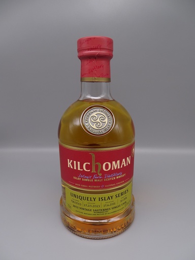 Kilchoman Vintage 2013 Uniquely Islay Series #3/9 Cask 738/2013 7y Fresh Bourbon Barrel 6m Finish in Sauternes Cask 55,8%