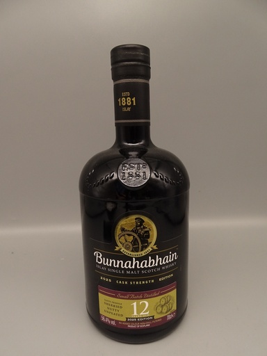 [P0005508] Bunnahabhain 12yo Cask Strength 2025 Release 56,4%